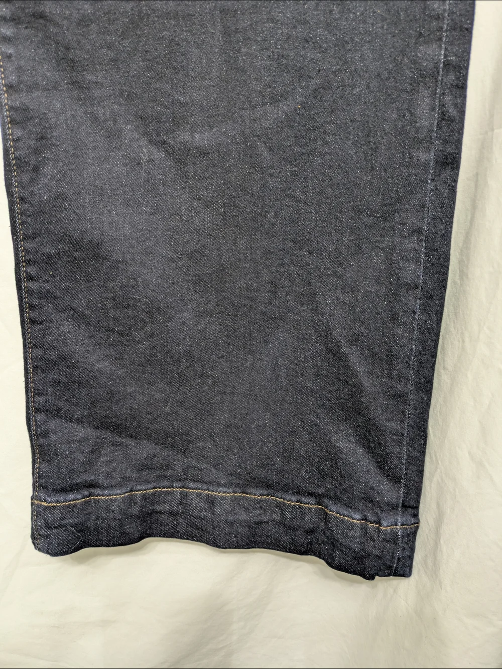 NWT Curve Appeal High Rise Wide Leg Jeans Size 8/29 Dark Wash Denim - Picture 3 of 10